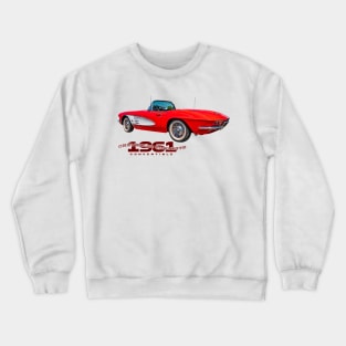 1961 Chevrolet Corvette Convertible Crewneck Sweatshirt